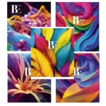 Набір зошитів Школярик be creative в клітинку 60 аркушів 10 шт.