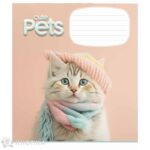 Зошити Школярик Pets в лінію 18 аркушів 25 шт.