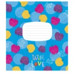 Набір зошитів Школярик With love в лінію 24 аркуша 25 шт.