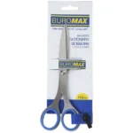 Ножиці універсальні "BuroMAX" 16,5см цільнометалеві