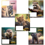 Набір зошитів Школярик Adventure в лінію 18 аркушів 25 шт.