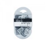 Скріпки фігурні з візерунком Black & White 5 шт Axent