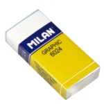 Гумка "MILAN" прямокутна біла