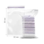 Пакети із замком Zip-Lock 60 × 80