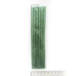 Клей для термопістолета з глітером зелений 6шт