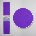 Гофропапір фіолетовий темний 50 см, 2 м